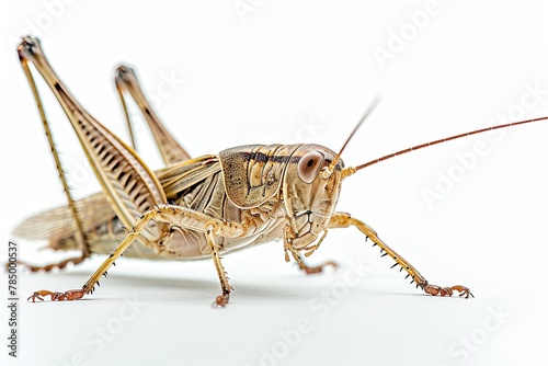 Mystic portrait of Desert Cricket, beside view, full body shot, Close-up View, 