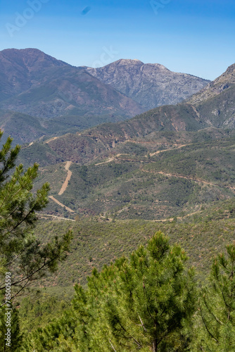 Landscape of Sierra de las Nieves 