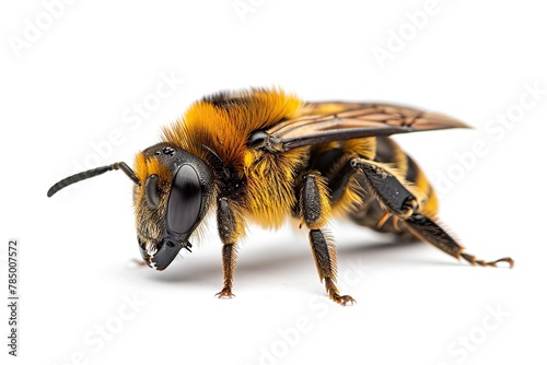 Mystic portrait of Leafcutter Bee in studio, beside view, full body shot, Close-up View,  © Tebha Workspace
