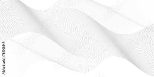 Abstract white digital blend wave lines and technology background. Modern white flowing wave lines and glowing moving lines. Futuristic technology and sound wave lines background.