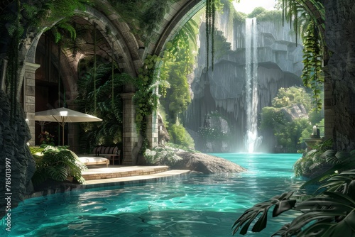 Hidden Sanctuary  Luxurious Waterfall Retreat