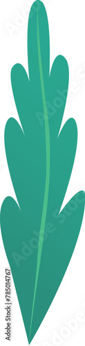 Long Green Leaf