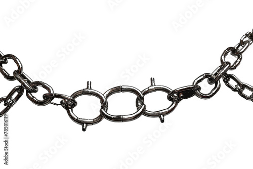 Metal Chain With a Link