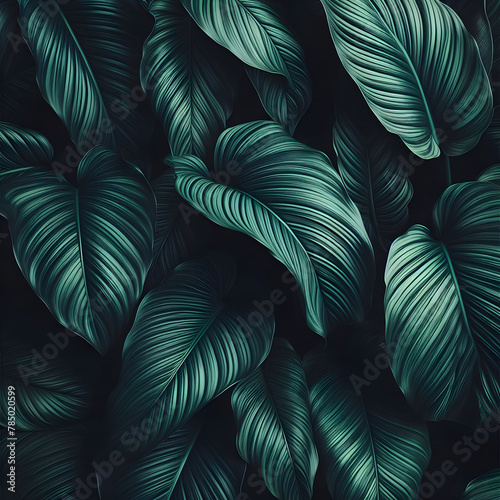 abstract background with leaves