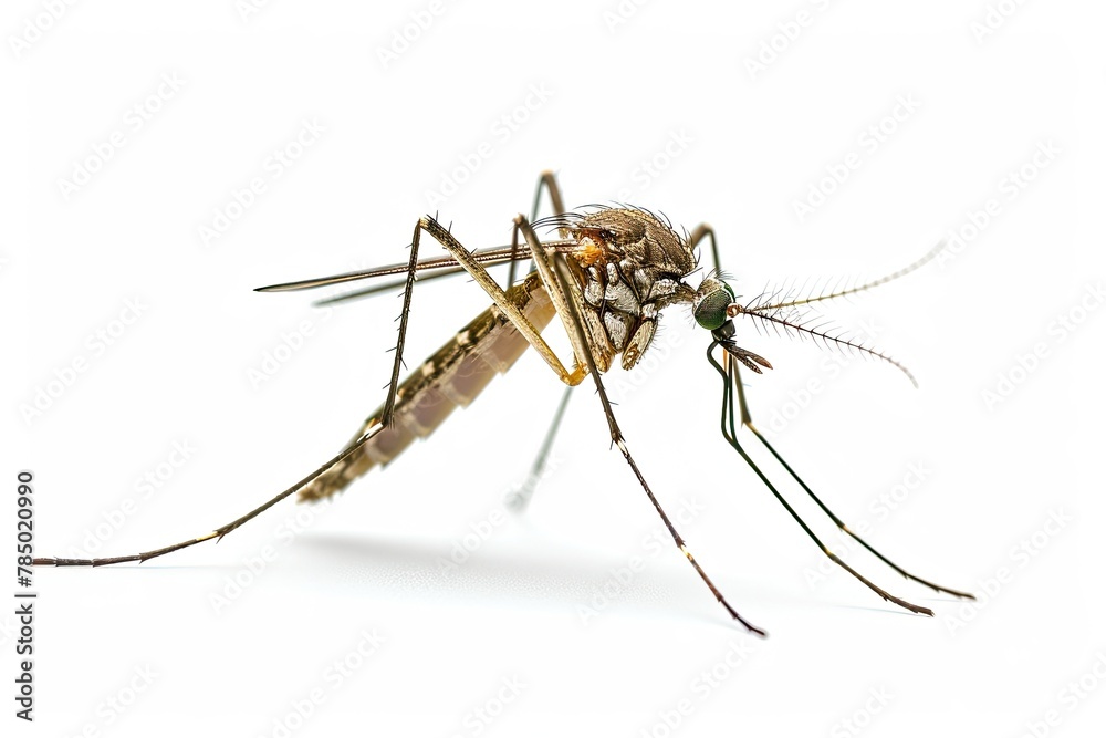 Mystic portrait of Uniform maansonia mosquito, beside view, full body shot, Close-up View, Mystic portrait of Uniform maansonia mosquito, beside view, full body shot, Close-up View,