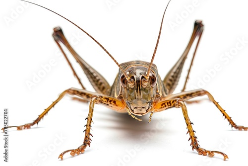 Mystic portrait of Woodland Cricket, beside view, full body shot, Close-up View, Depth of Filed, 