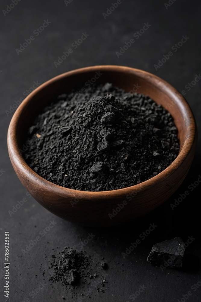 Wood ash (Shahtoot) on a black background. Wood ash (Shahtoot) on a black background.