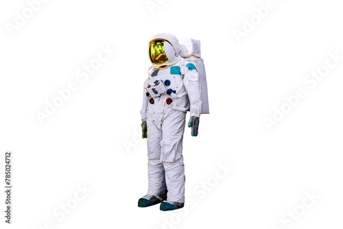 Astronaut Standing isolated on white