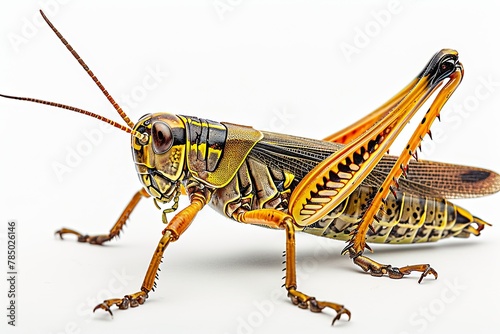 Mystic portrait ofOrange Lubber Grasshopper,  © Tebha Workspace