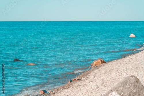 Landscape of Chimney Bluffs State Park of New York photo