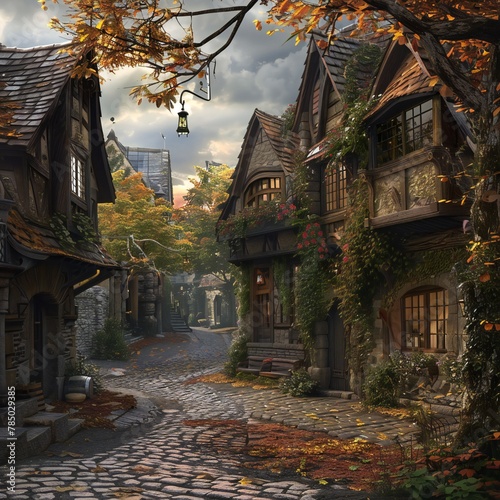 old street in the old town