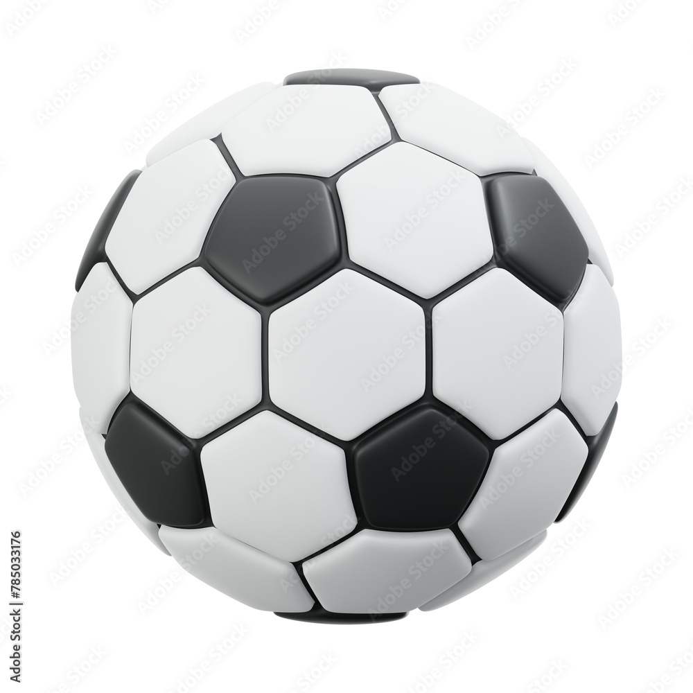 Fototapeta premium soccer ball 3d icon illustration