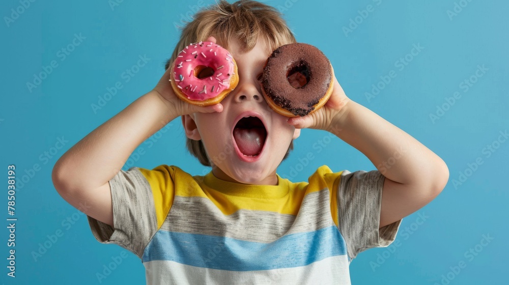 A Boy with Doughnut Eyes A Boy with Doughnut Eyes