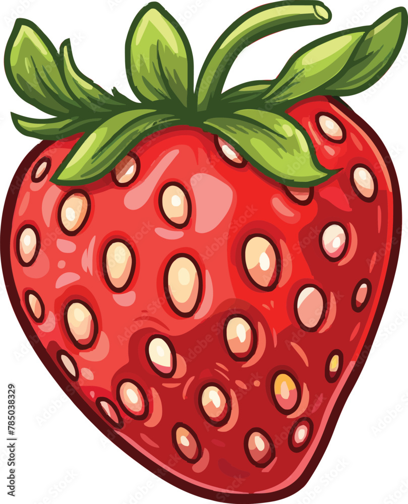 Obraz premium A Sweet stoberi of vector