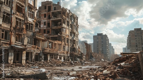  "Capturing the Aftermath: War-Damaged Urban Buildings Through the Lens of Canon Cameras"