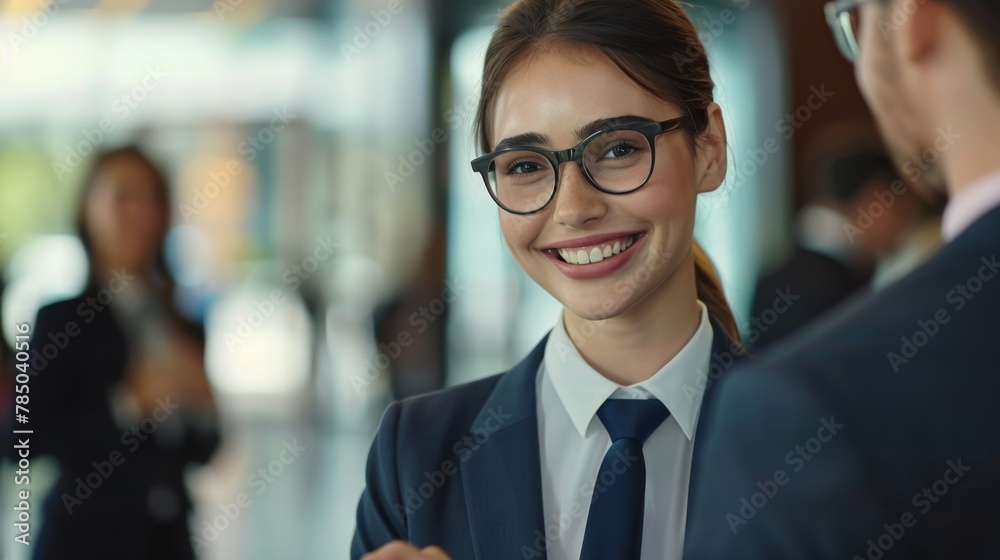 Confident Professional Woman Smiling Confident Professional Woman Smiling