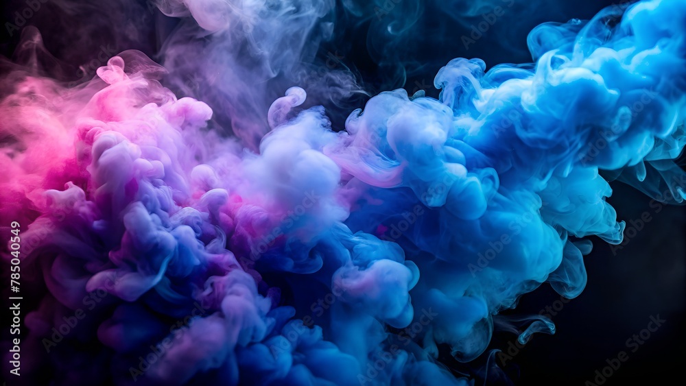 
Blue purple smoke background