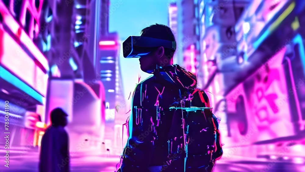 vibrant urban scene bustling city street alive with pedestrians and digital art vibrant urban scene bustling city street alive with pedestrians and digital art