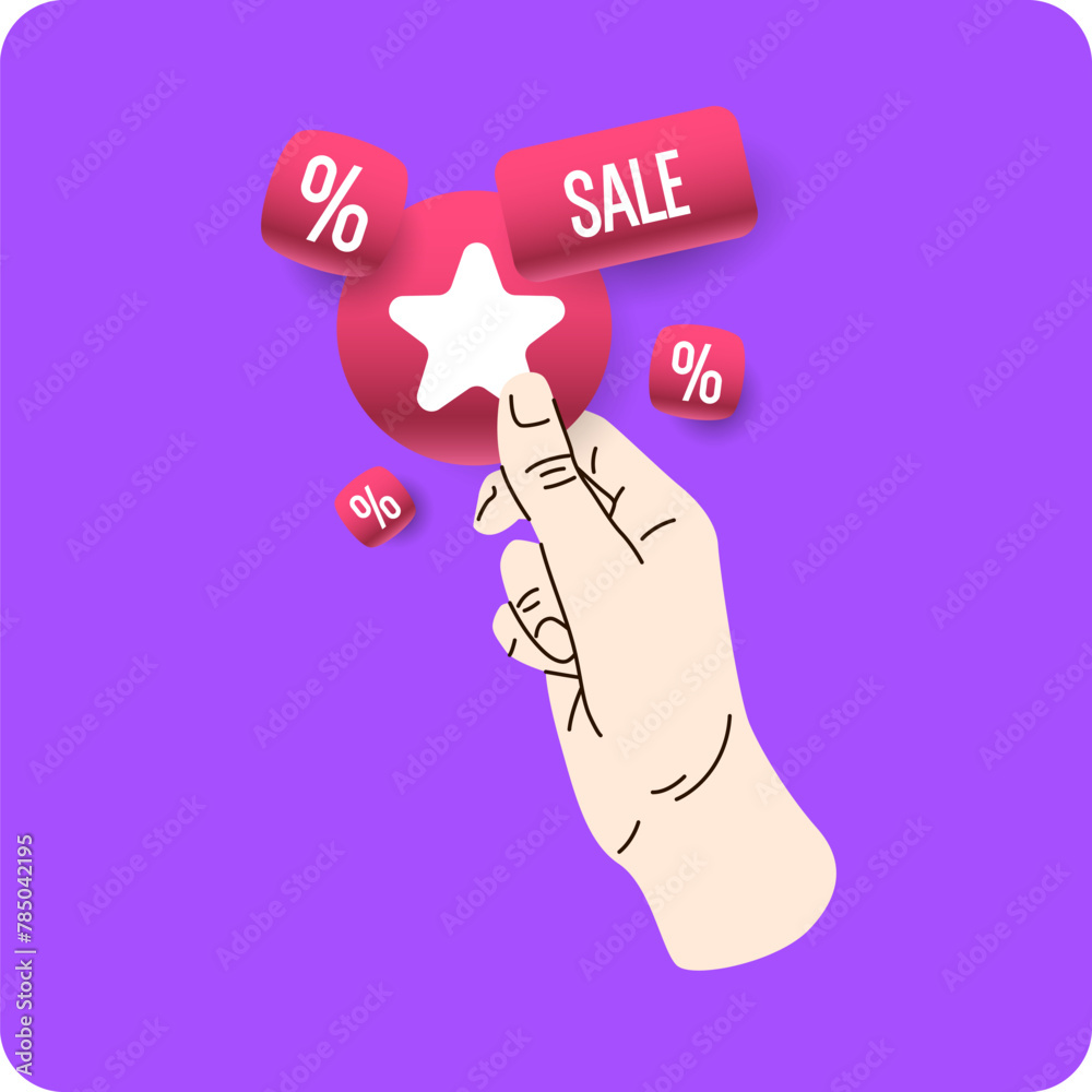 An image to advertise the sale. Poster for advertising discounts. Vector graphics. An image to advertise the sale. Poster for advertising discounts. Vector graphics.