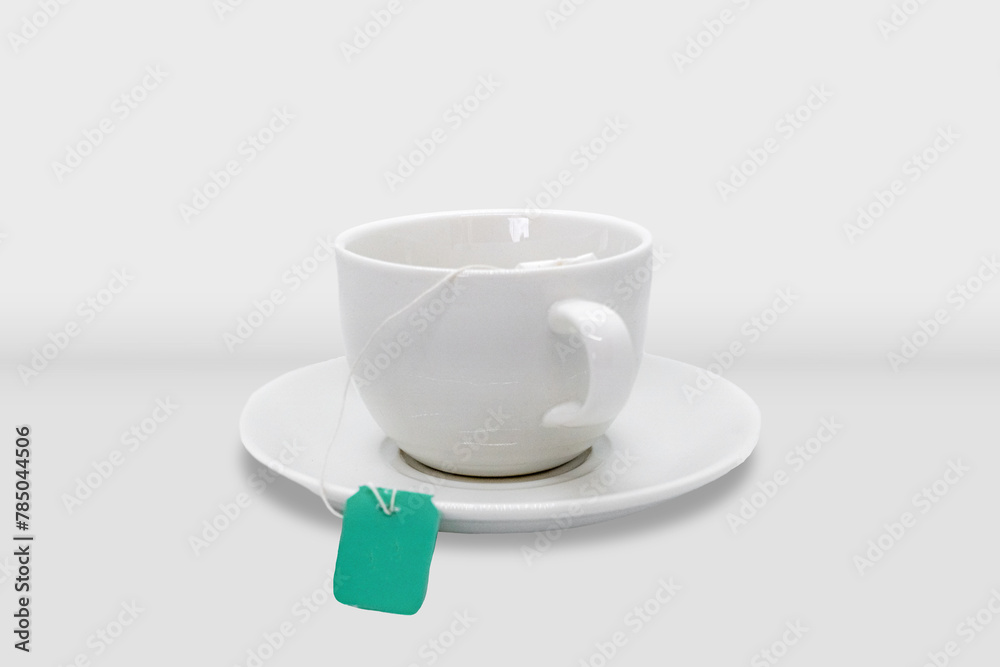 Tea Cup with Tea Bags Mockup Tea Cup with Tea Bags Mockup