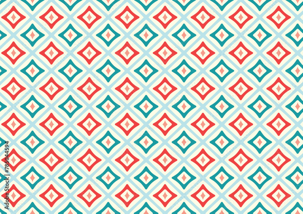 illustration vector seamless geometric pattern in retro style illustration vector seamless geometric pattern in retro style