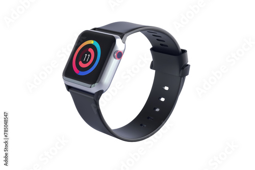 Apple Watch With Black Band
