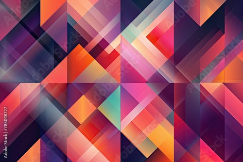 abstract background with triangles, Abstract geometric vector pattern with transition effect Geometrical composition