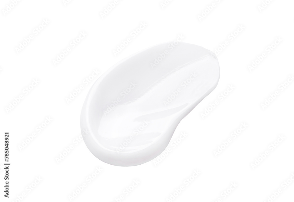 cosmetic smears cream texture on a white background cosmetic smears cream texture on a white background