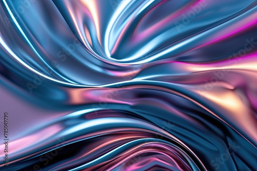 Beautiful 3d wavy twisted shape abstract background wallpaper