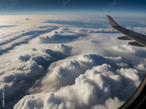 view from the plane