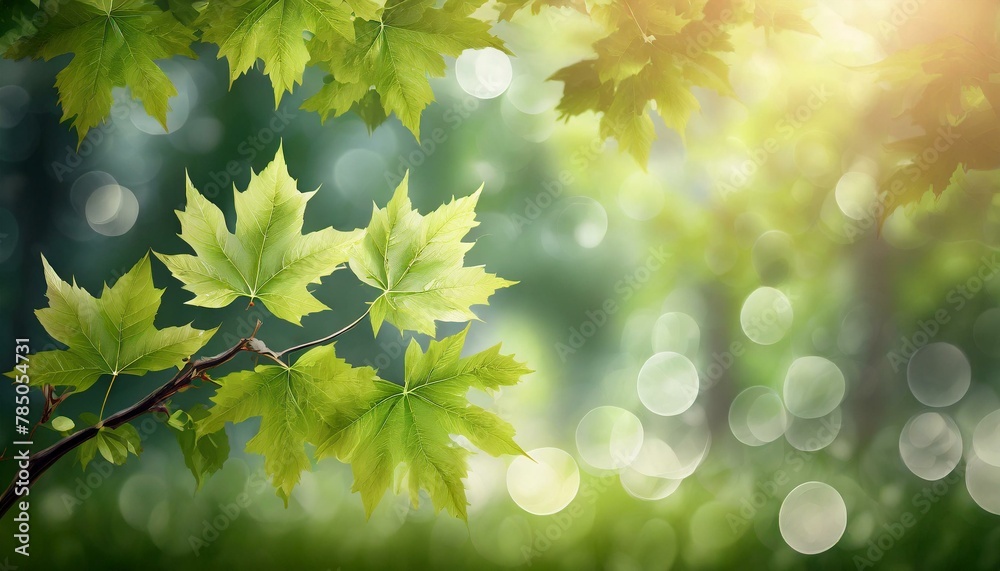 photorealistic,background, full colour maple small leaves