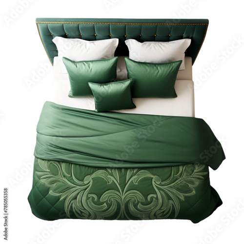 Top View 2D Crete King-size Bed