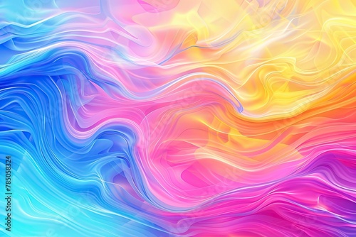 Vector abstract colorful rainbow soft gradient background Abstract fluid texture