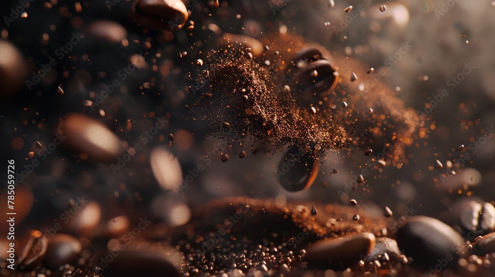 A mesmerizing image of a coffee-infused scrub, highlighting its invigorating properties and gritty texture. A mesmerizing image of a coffee-infused scrub, highlighting its invigorating properties and gritty texture.