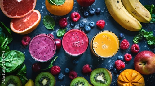 Nutrient-rich juice blend morning routine © AI Farm