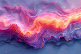 Pink and purple waves of molten, geological texture abstract wallpaper background