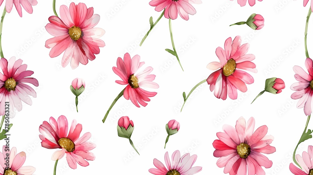 Flower watercolor background