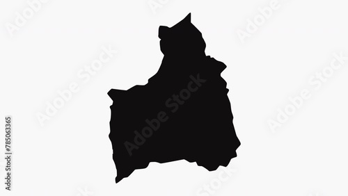 animation forming a map of Arica in chile photo