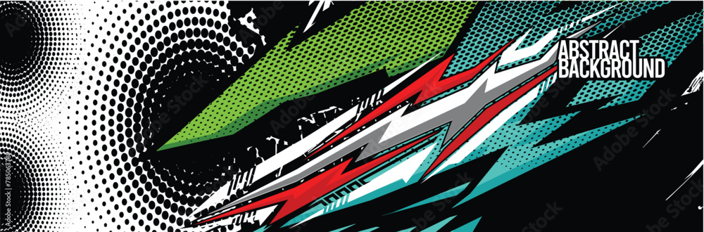 Car wrap decal designs. Abstract racing and sport background for racing livery or daily use car vinyl sticker. Vector eps 10. Car wrap decal designs. Abstract racing and sport background for racing livery or daily use car vinyl sticker. Vector eps 10.