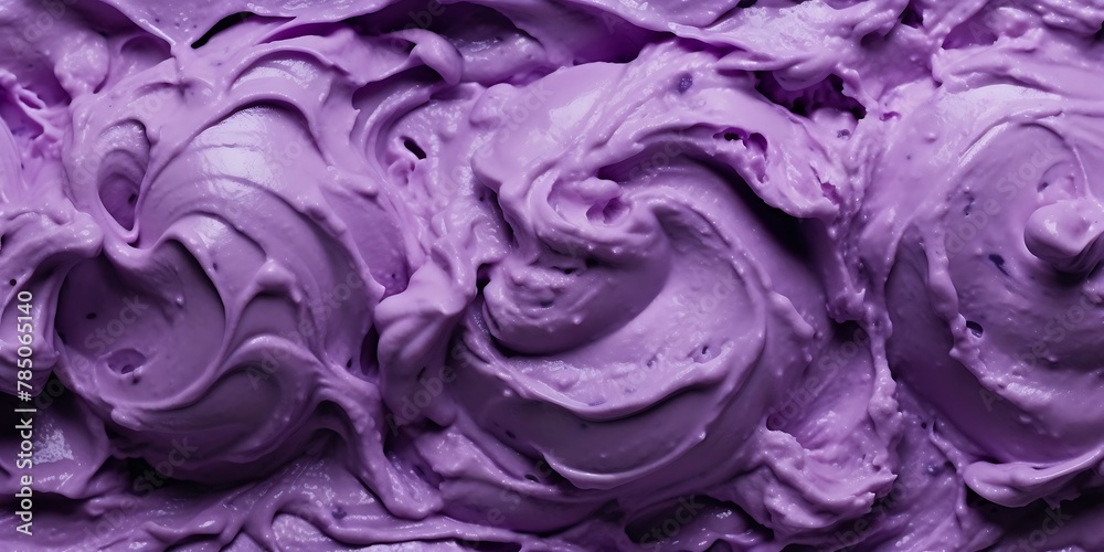 Delicious ube ice cream texture background Delicious ube ice cream texture background