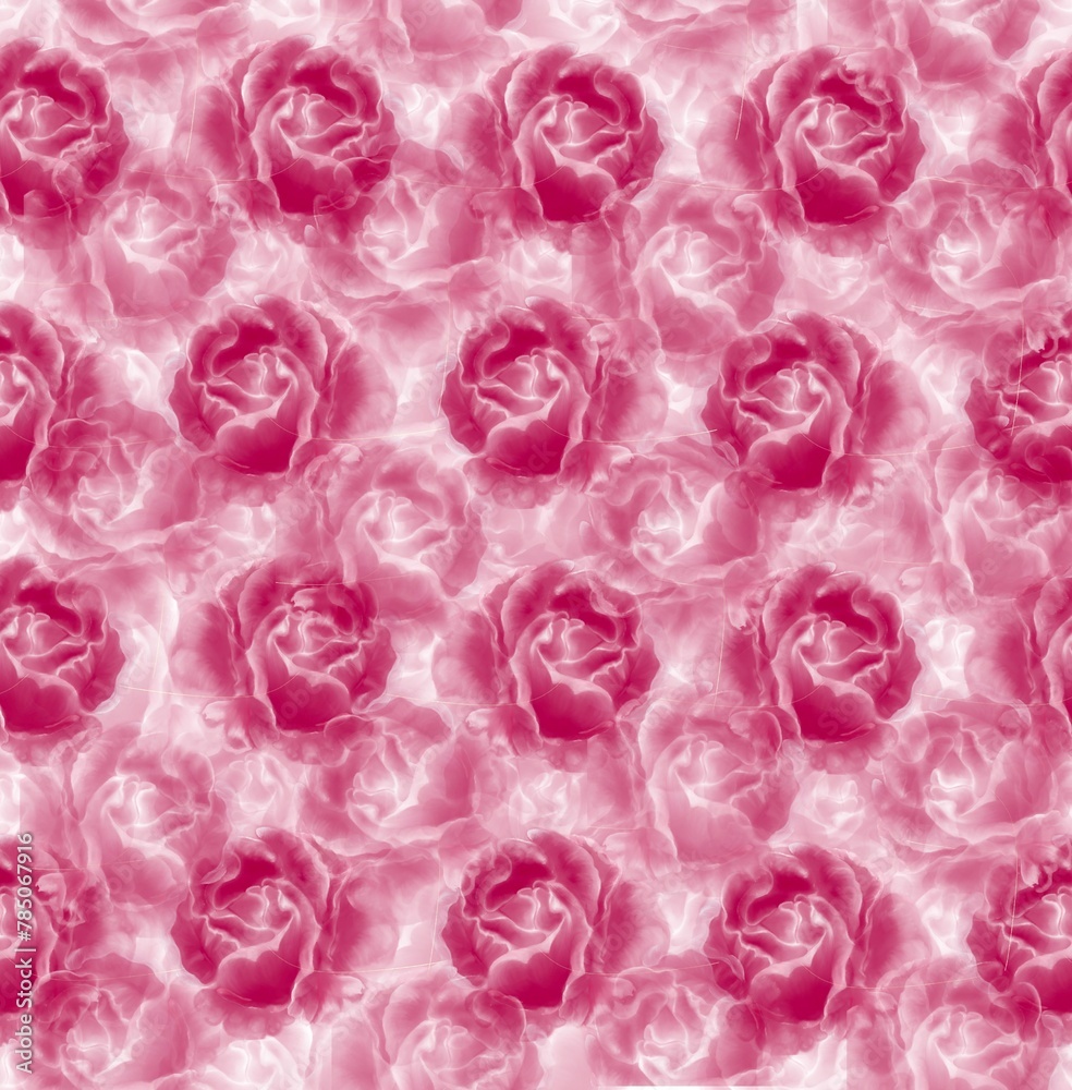 The pink roses are arranged on background with gradients colors of rose The pink roses are arranged on background with gradients colors of rose