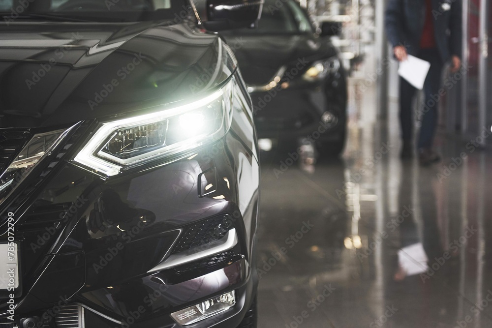 headlights-hood-black-luxury-car
