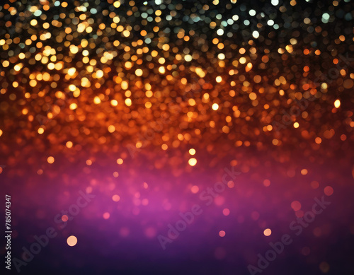 Glowing background. Bokeh effect digital art