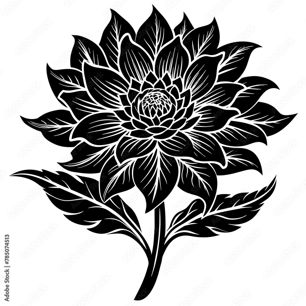 Flower vector illustration.
Flower vector illustration.