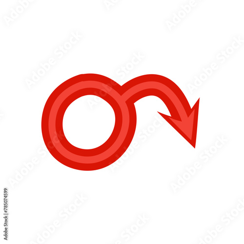 erectile dysfunction vector icon