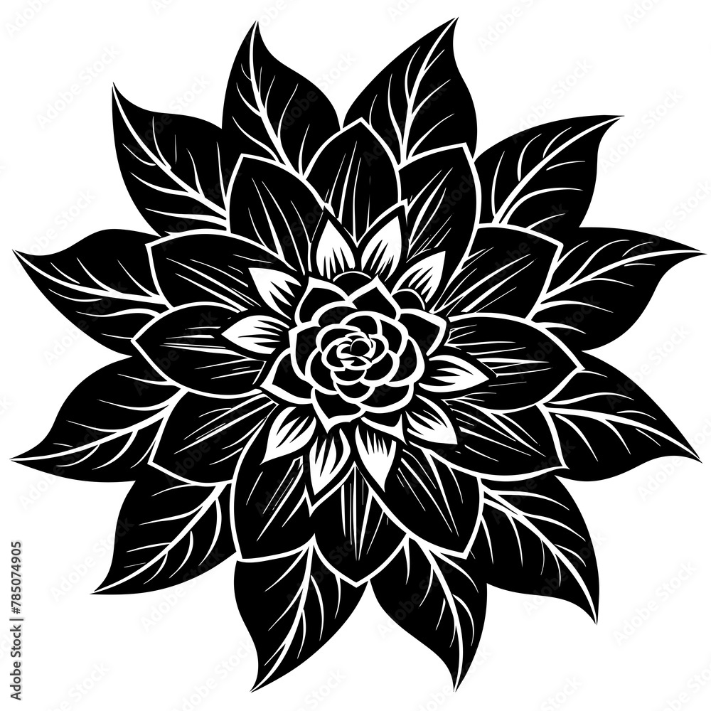 Flower vector illustration.
Flower vector illustration.