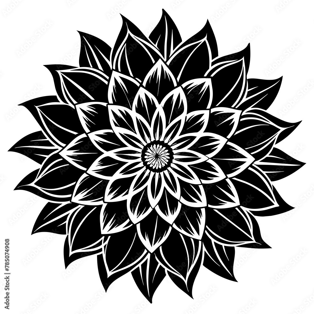 Flower vector illustration.
Flower vector illustration.
