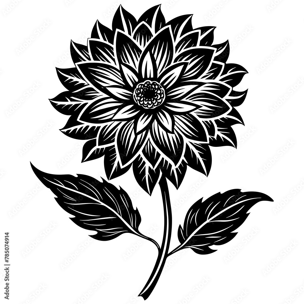 Flower vector illustration.
Flower vector illustration.