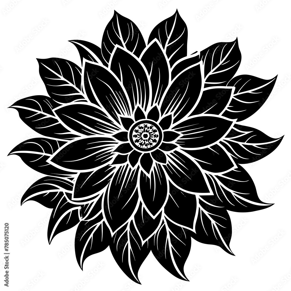 Flower vector illustration.
Flower vector illustration.