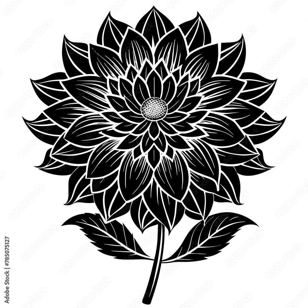 Flower vector illustration.
Flower vector illustration.